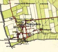 Historische kaart Netterden