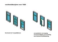 Voorbeeldkozijnen voor 1900